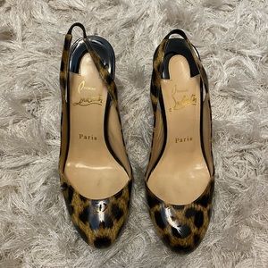 AUTHENTIC Christian Louboutin Leopard Heels